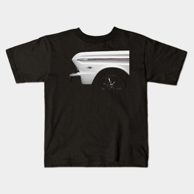 1965 Ford Falcon - high contrast Kids T-Shirt by mal_photography